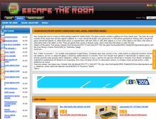 Tablet Screenshot of escaperoom.net